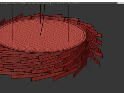 Jack MM Lampadari Low-poly 3D model