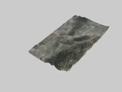 Glendale City Low-poly 3D model