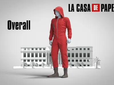 Red overall La Casa De Papel