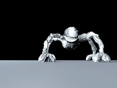 stranger things 3 mind flayer 3D model