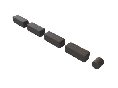 Morse Code 9 v1 001 Low-poly 3D model