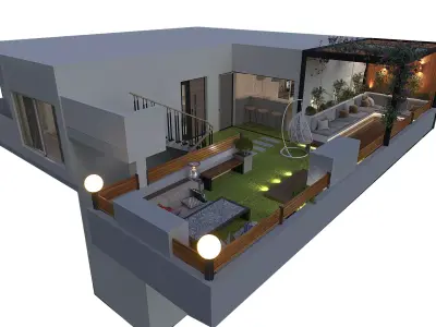 3d Flat  3D model