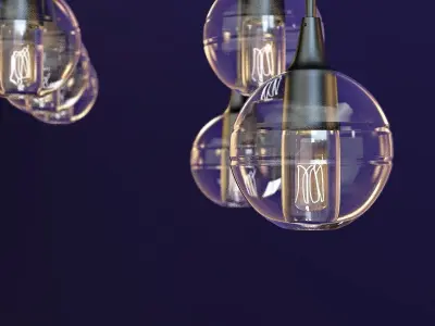 Lusive Pallino Chandelier 3D model