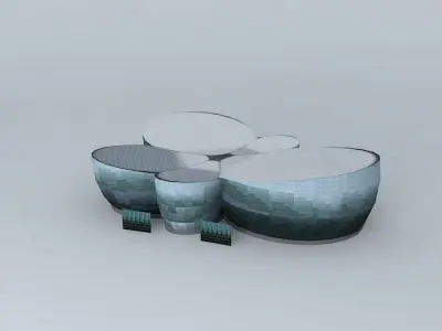 Shanghai Oriental Art Center Free 3D model