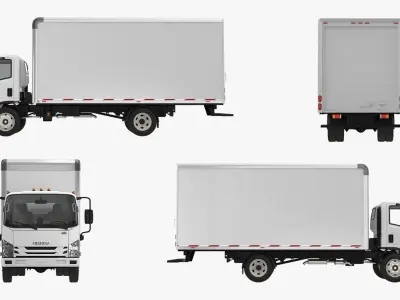  Box Truck Isuzu NPR 2018 