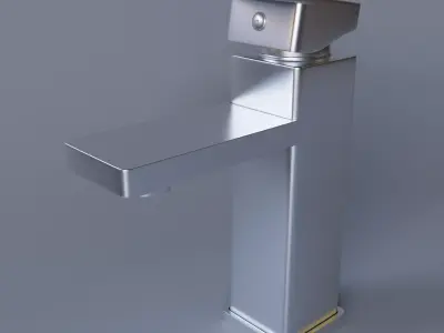 Sink Tap Low-poly 3D model