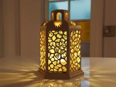 Voronoi Lantern 3D print model