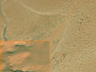 NEOM city topography Saudi Arabia - tile n28 e39 3D model
