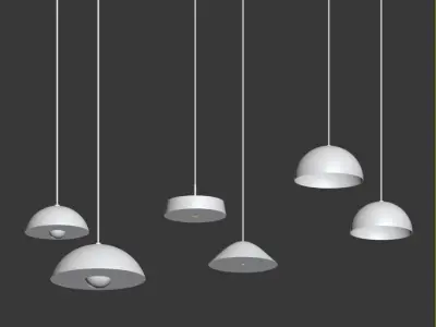 Ceiling Light Collection 4 Type 3D model