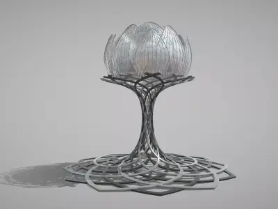 solar-panel-tower-04 3D print model