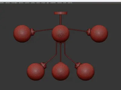 Lussole Ontario Low-poly 3D model