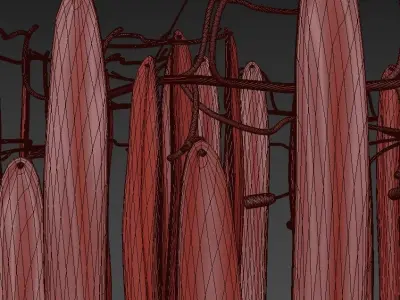 Cascade Triple Waterfall by Serip 3D model