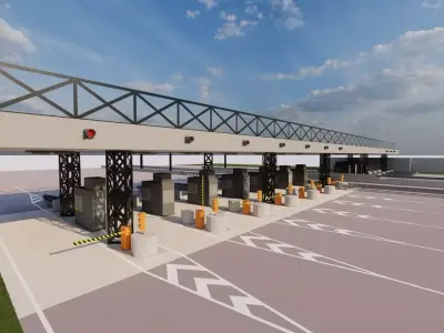 Road Pack - Extended-City Roads 3D model