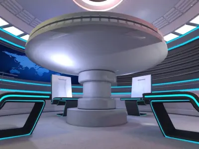 Sci Fi Room 3D model