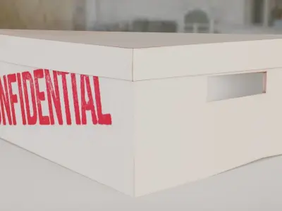 Cardboard Box Free low-poly 3D model