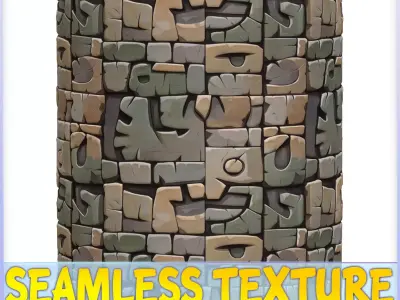 Stylized Wall Seamless Texture Texture 37