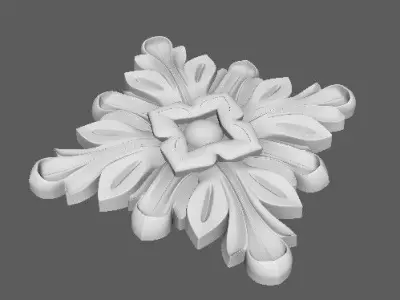 rosette dekor 3D model 28
