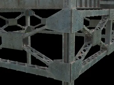 Railway Bridge 3D model