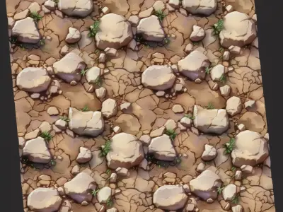 Stylized Ground Seamless Texture Texture