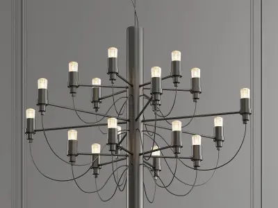2097 50 clear bulbs 3D model