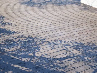 Scanned Seamless Outdoor Wood Planks PBR Textures Texture