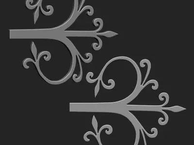 Door Latch IMM Brush Pack 21 in One 3D model