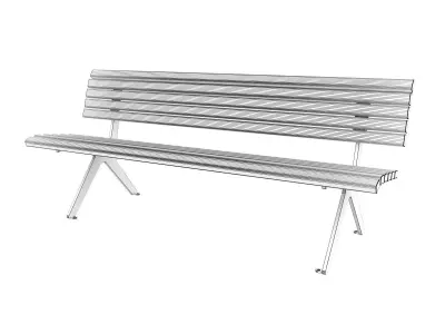 Poca Outdoor Benches 3D model
