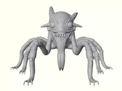 Alien Centipede 3D print model