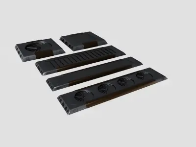 Sci Fi Vents 3D model
