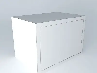 Chest of drawers DOORS HKOM2S 4 6 BRW Milano Oak 3D model