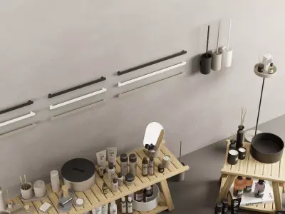 Bath Essentials Set for D5Render 3D model