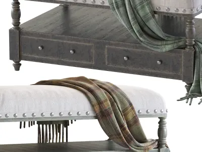 Bench Bailor Uttermost 3D model