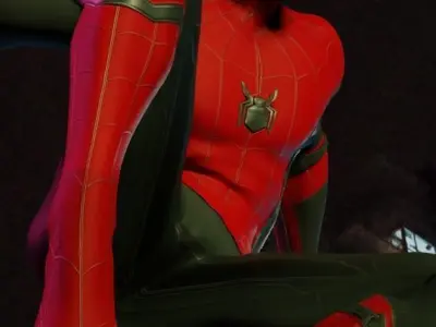 Spiderman far from home 2 SUIT include 3D model