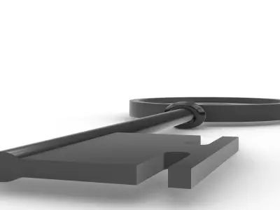 CORALINE- magic door key 3D print model