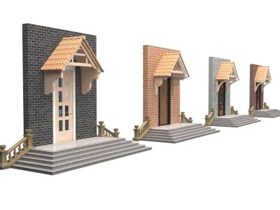 Door Roof Collections 3D model