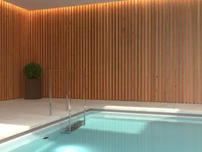 Swimming Pool Scene 3D model purchase