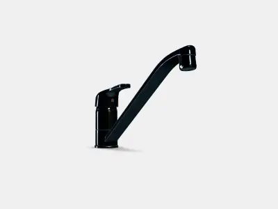 LAGAN singlelever mixer tap kitchen Low-poly 3D model