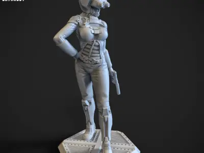 Overweight Gear Pilot 100mm and 32mm 3D print model