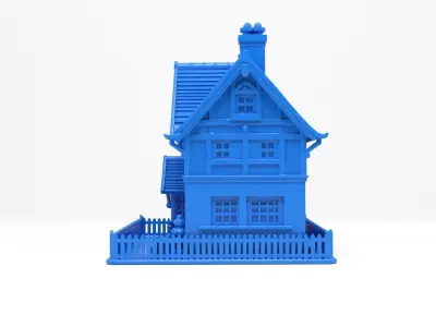 English House 3D print model purchase