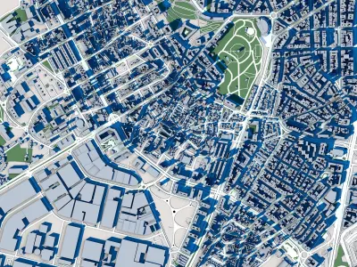 A Corunna City Spain 3D model