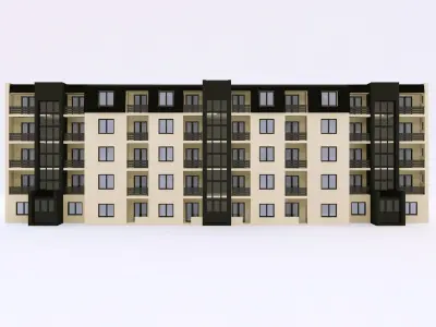 modern Townhouse 3D model
