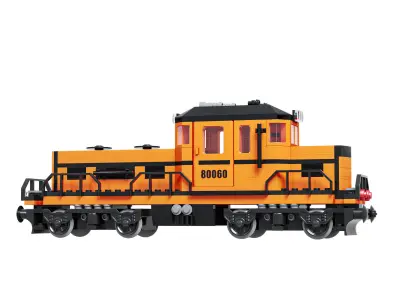 Train Lego Locomotive 80060 3D model