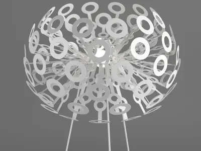 Dandelion floor lamp Free 3D model