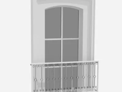 Classic Window 3D model