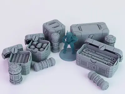 Crates and Barrels  Greater Good 3D print model