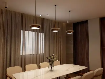 MD LAB ceiling lamp 01 3D model