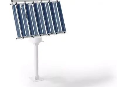 Solar Collector Stand 3D model