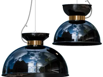 Olsson and Jensen Ceiling lamp blue 3D model