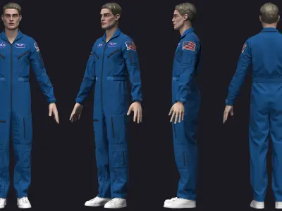 NASA FLIGHT SUIT 3D model