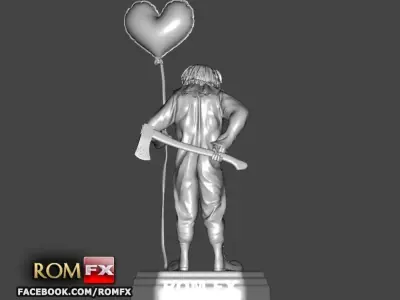 The Evil Clown - A Creepy Figure Printable 3D print model